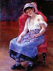 Pierre Auguste Renoir Famous Paintings - Sleeping Girl